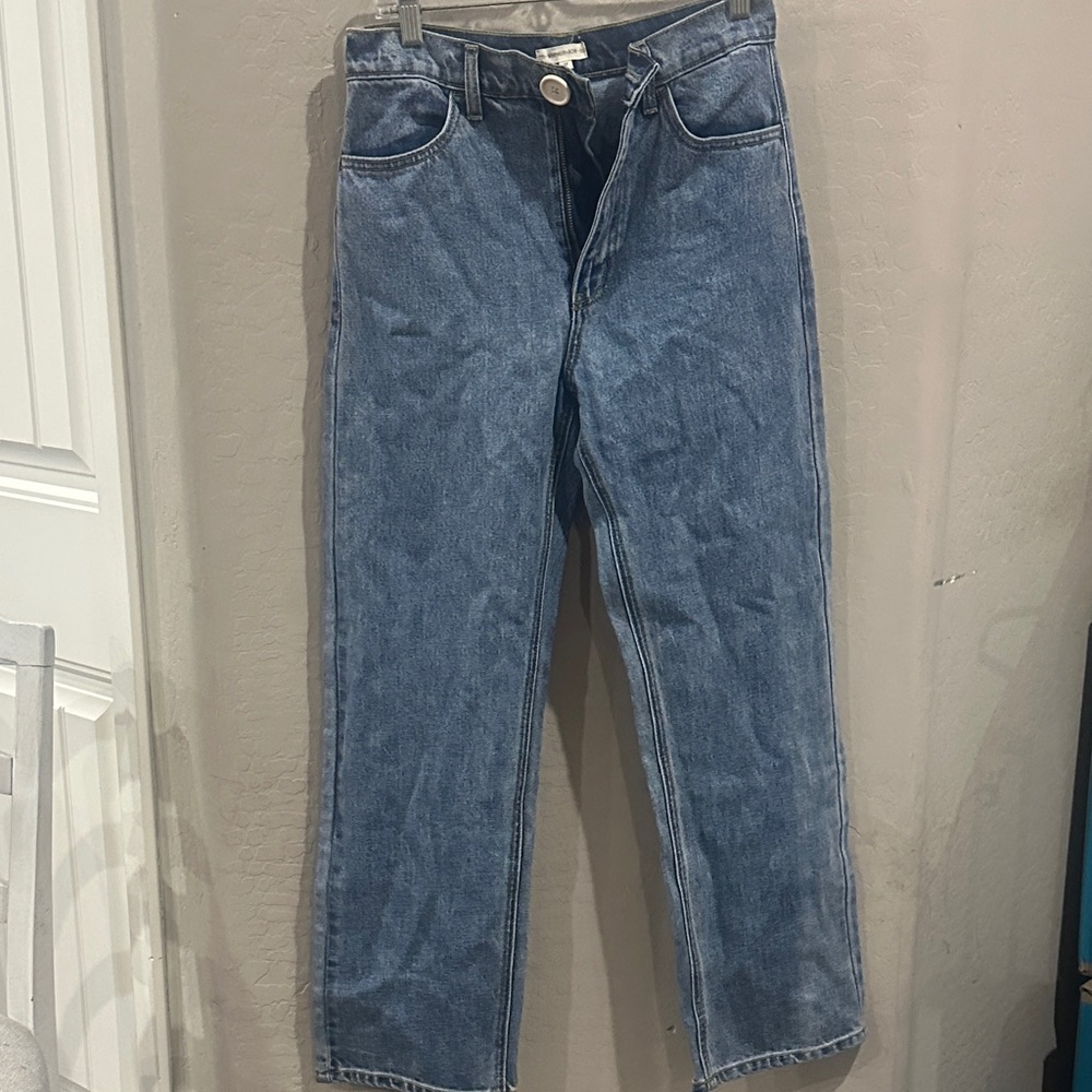 Whimsy + Row Light Blue Straight Jeans